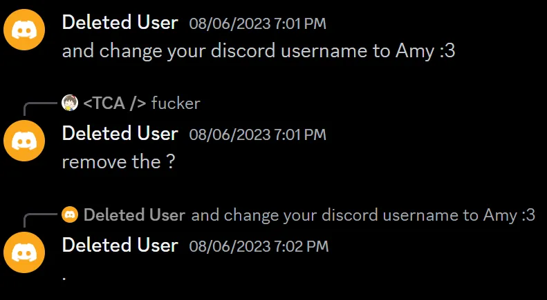 Matheus asking me to change my username