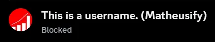 Screenshot showing that I have blocked Mathues' alt account