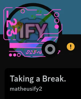 Matheus' profile, with his display name set to \